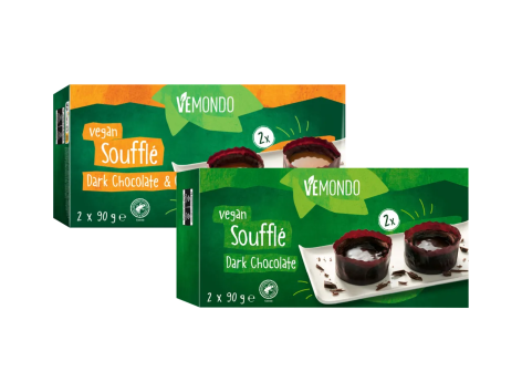 Soufflé vegani al cioccolato