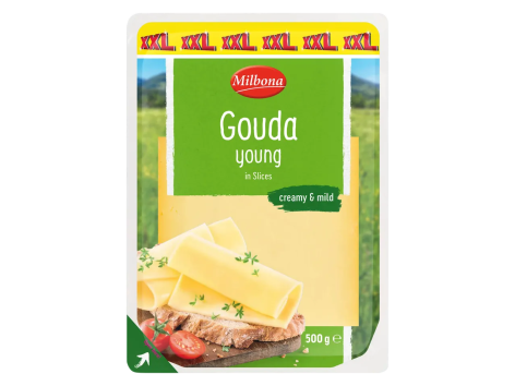 Gouda formaggio a fette