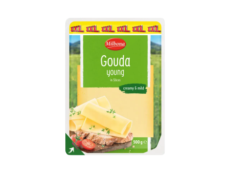 Gouda formaggio a fette