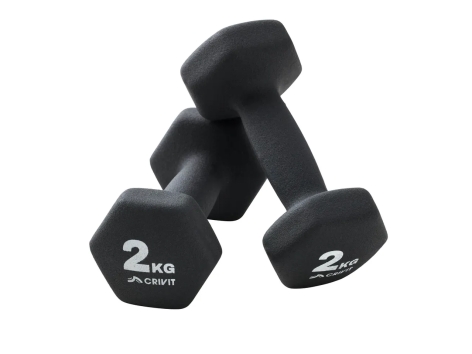 Set manubri da 2 kg, tavola per push-up o peso kettlebell