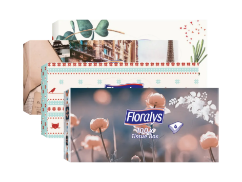 Fazzoletti box, 4 veli