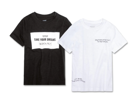 T-shirt da bambino, 2 pezzi