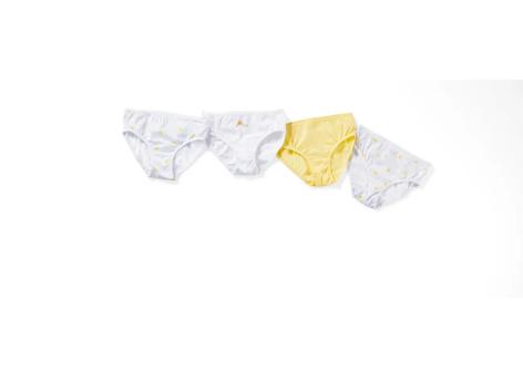 Slip da bambina, 4 pezzi