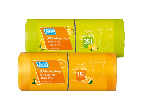 Sacchetti per rifiuti con manici