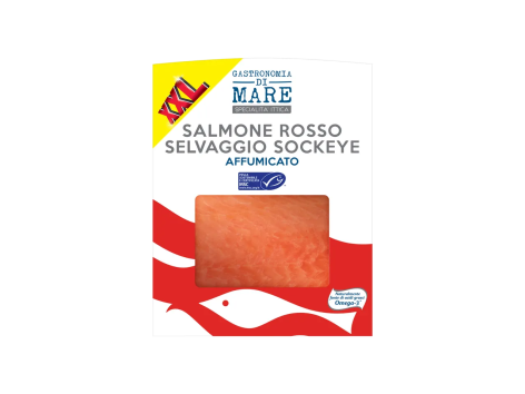 Salmone rosso affumicato