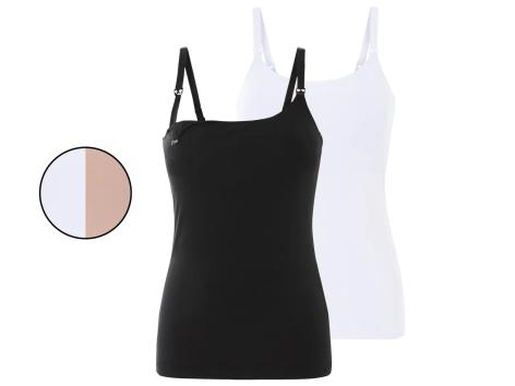 esmara® Top per allattamento, 2 pezzi