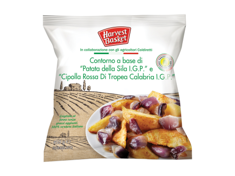 HARVEST BASKET Contorno a base di “Patata della Sila IGP” e “Cipolla Rossa di Tropea Calabria IGP”