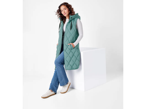esmara® Gilet lungo imbottito da donna