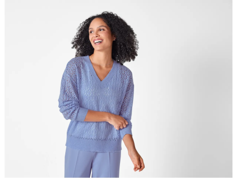 esmara® Pullover traforato da donna