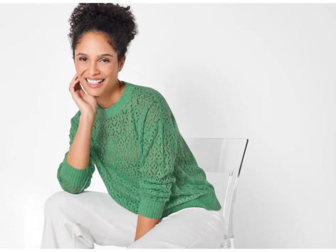 esmara® Pullover traforato da donna