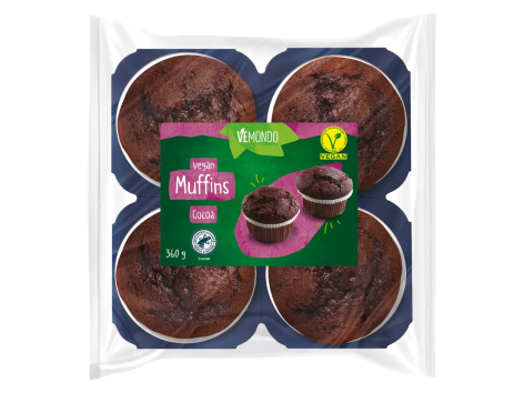 VEMONDO Muffin vegani al cioccolato