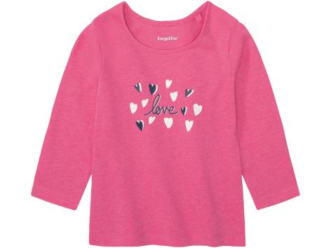 lupilu® Maglia a maniche lunghe da bambina