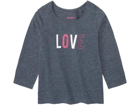 lupilu® Maglia a maniche lunghe da bambina