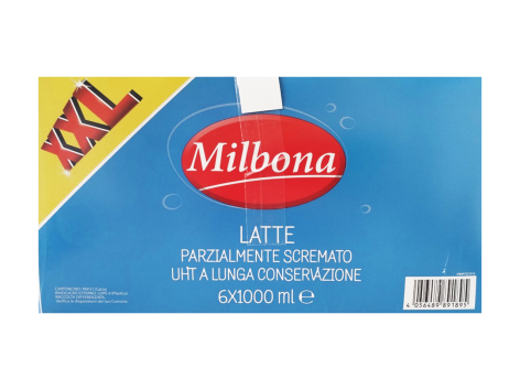 MILBONA Latte parzialmente scremato UHT