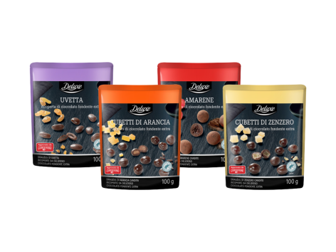 Frutta ricoperta di cioccolato extra fondente