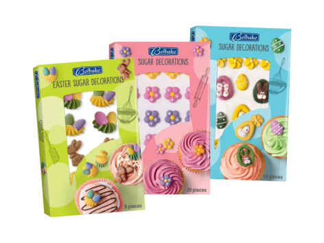 BELBAKE Decorazioni pasquali di zucchero