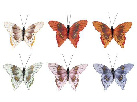 LIVARNO home Clip decorative, 6 pezzi