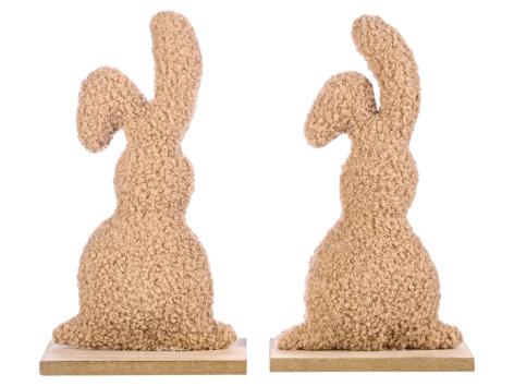 LIVARNO home Decorazione pasquale in legno, 2 pezzi