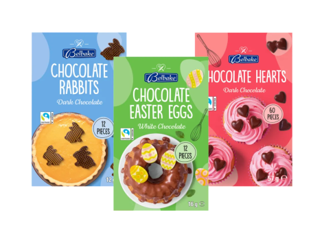 BELBAKE Decorazioni pasquali di cioccolato