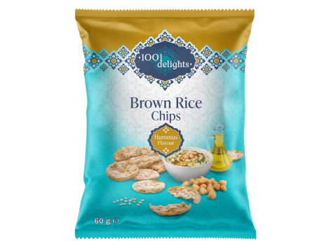 1001 DELIGHTS Snack di riso integrale all'hummus