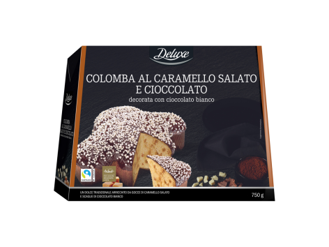 Colomba al caramello salato e cioccolato