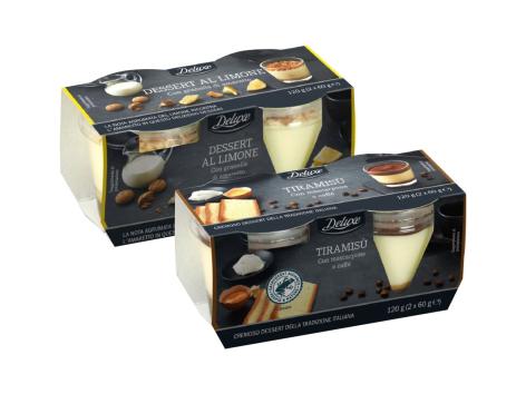 Dessert al limone e amaretti o tiramisù