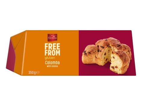 Colomba senza glutine con uvetta