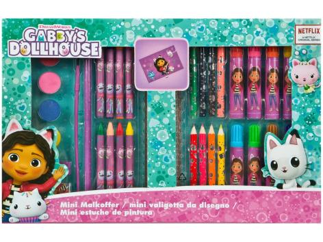 Valigetta per colorare per bambini, 34 pezzi “Paw Patrol, Frozen, Gabby’s Dollhouse”