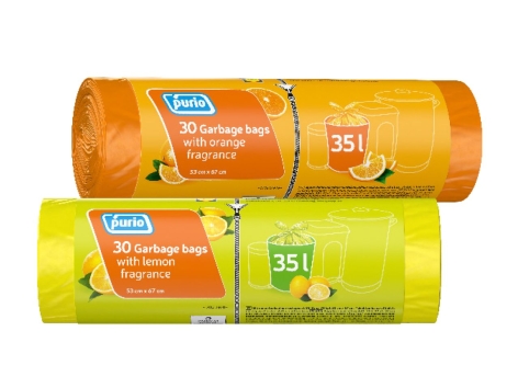 Sacchetti per rifiuti con manici 53x67cm