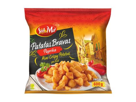 Spicchi di patate impanate e speziate