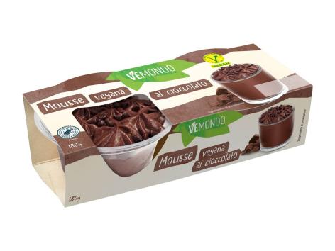 Mousse vegana al cioccolato
