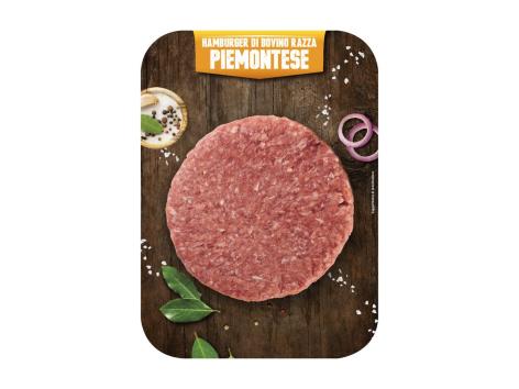 Hamburger di bovino di razza Piemontese