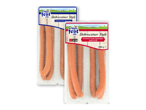 Salsiccia di carne suina affumicata