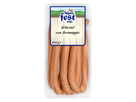 Würstel con formaggio