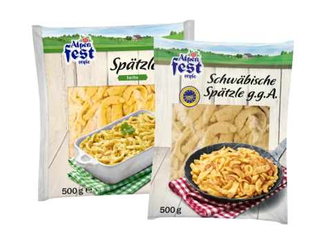 Schwäbische Spätzle IGP o Spätzle alle erbe