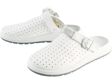 Calzature da lavoro clogs in cuoio