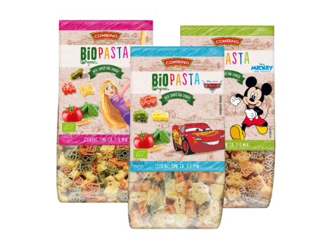 Pasta biologica per bambini motivi Disney
