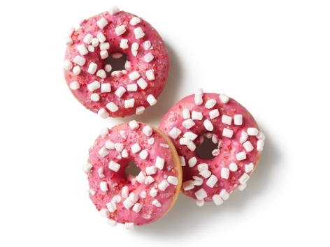 Donut al Gusto di Fragola e Marshmallow