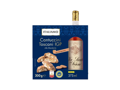 Cantuccini toscani con vino liquoroso