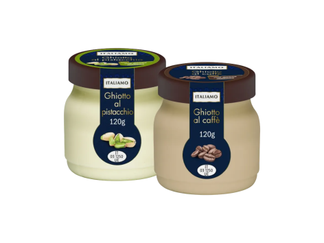 Ghiotto al pistacchio o al caffè