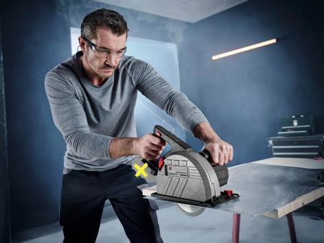 Sega circolare ricaricabile per metallo