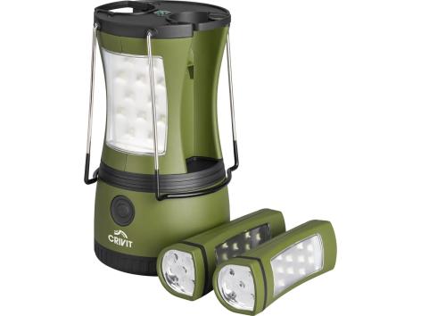 Lampada LED da campeggio 2 in 1