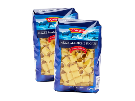 Mezze maniche rigate