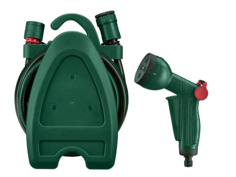 Set tubo per irrigazione con supporto da parete