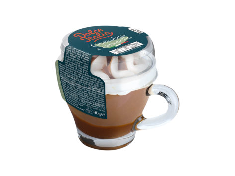 Dessert in tazzina di vetro