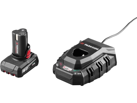 Set trapano avvitatore ricaricabile, 80 Nm