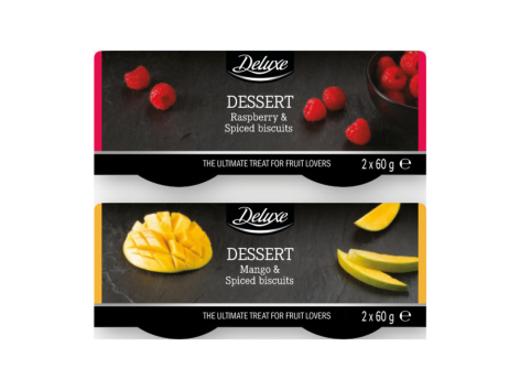 Dessert al lampone o al mango