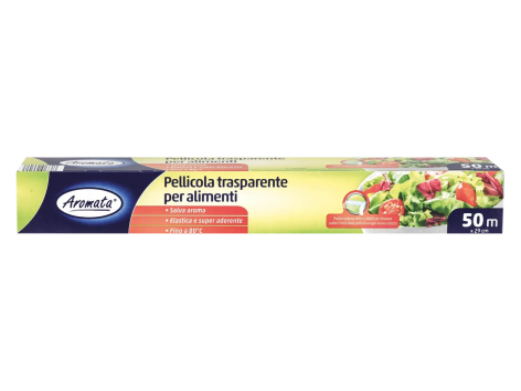 Pellicola trasparente per alimenti 29cm x 50m