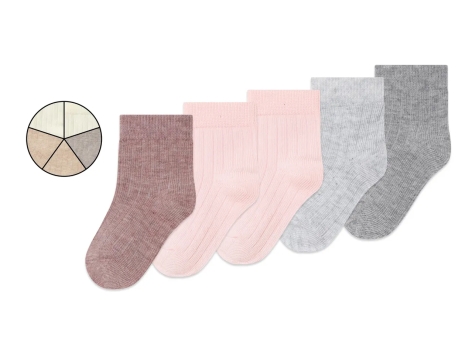 Calzini da neonata, 5 paia