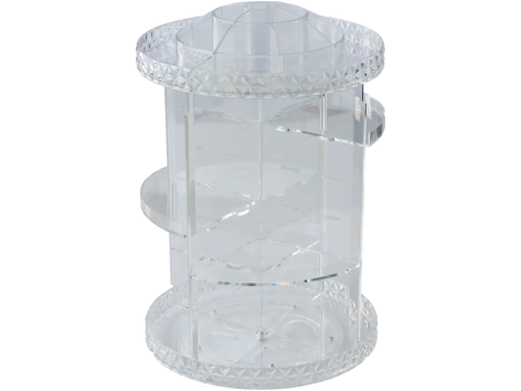 Organizer girevole porta cosmetici